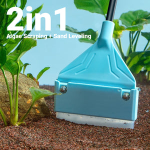 Aquarium Algae Scraper With Stainless Steel Blade