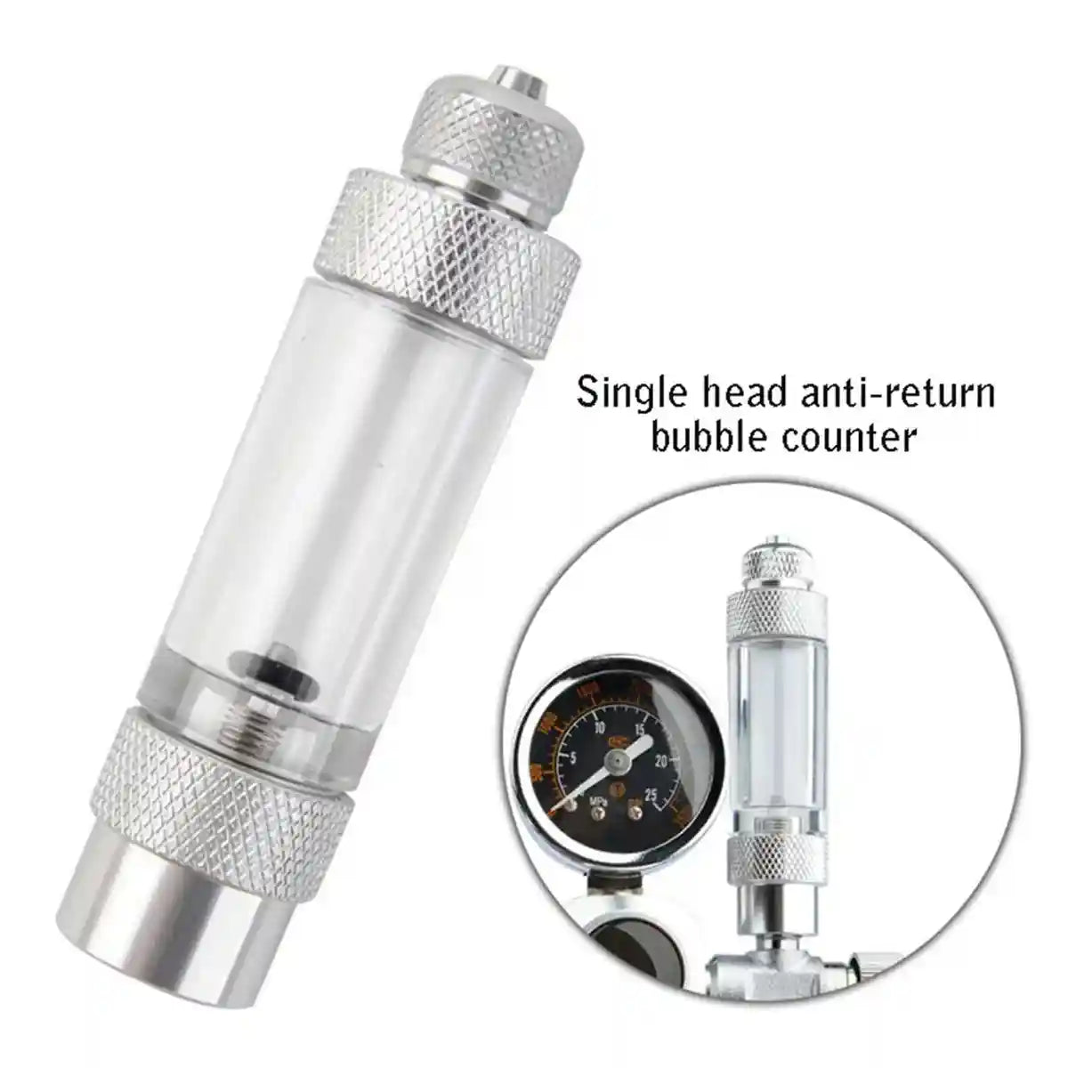 Aquarium CO2 Bubble Counter Anti-Return CO2 Monitoring Device