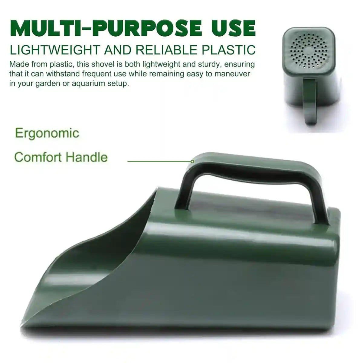 Aquarium Cleaning Shovel For Tank Substrate Maintenance