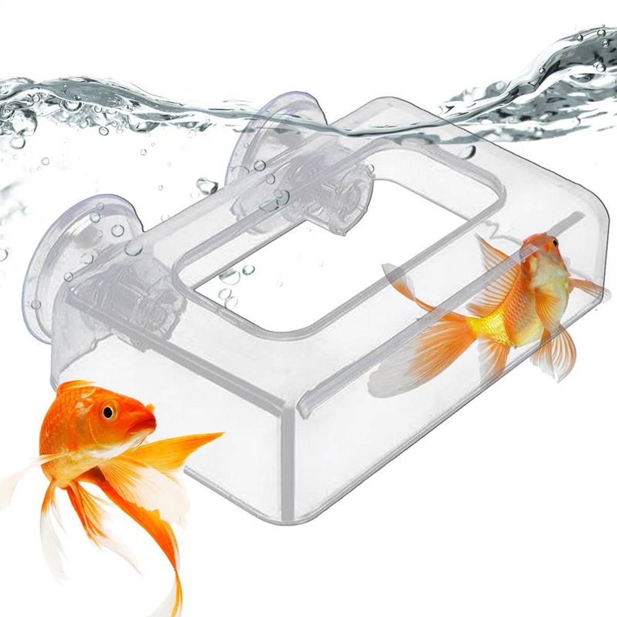 Aquarium Feeder Cup - Red Insect & Floating Fish Feeding Ring