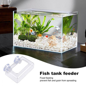 Aquarium Feeder Cup - Red Insect & Floating Fish Feeding Ring