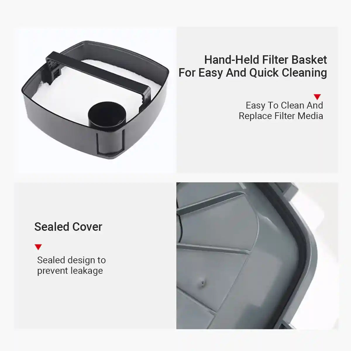 External Aquarium Filter 3-Layer Canister Filter with Adjustable Flow