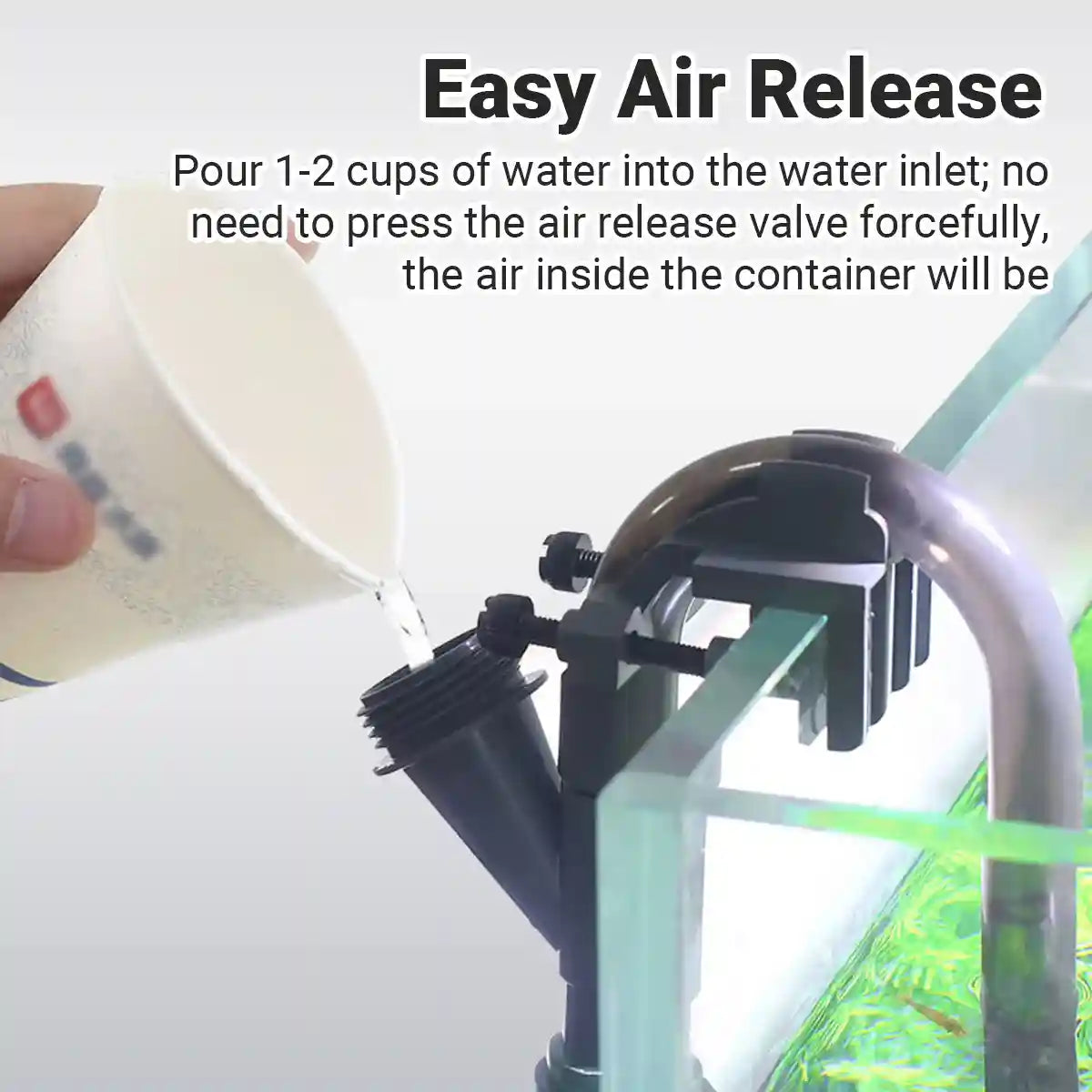 External Aquarium Filter 3-Layer Canister Filter with Adjustable Flow