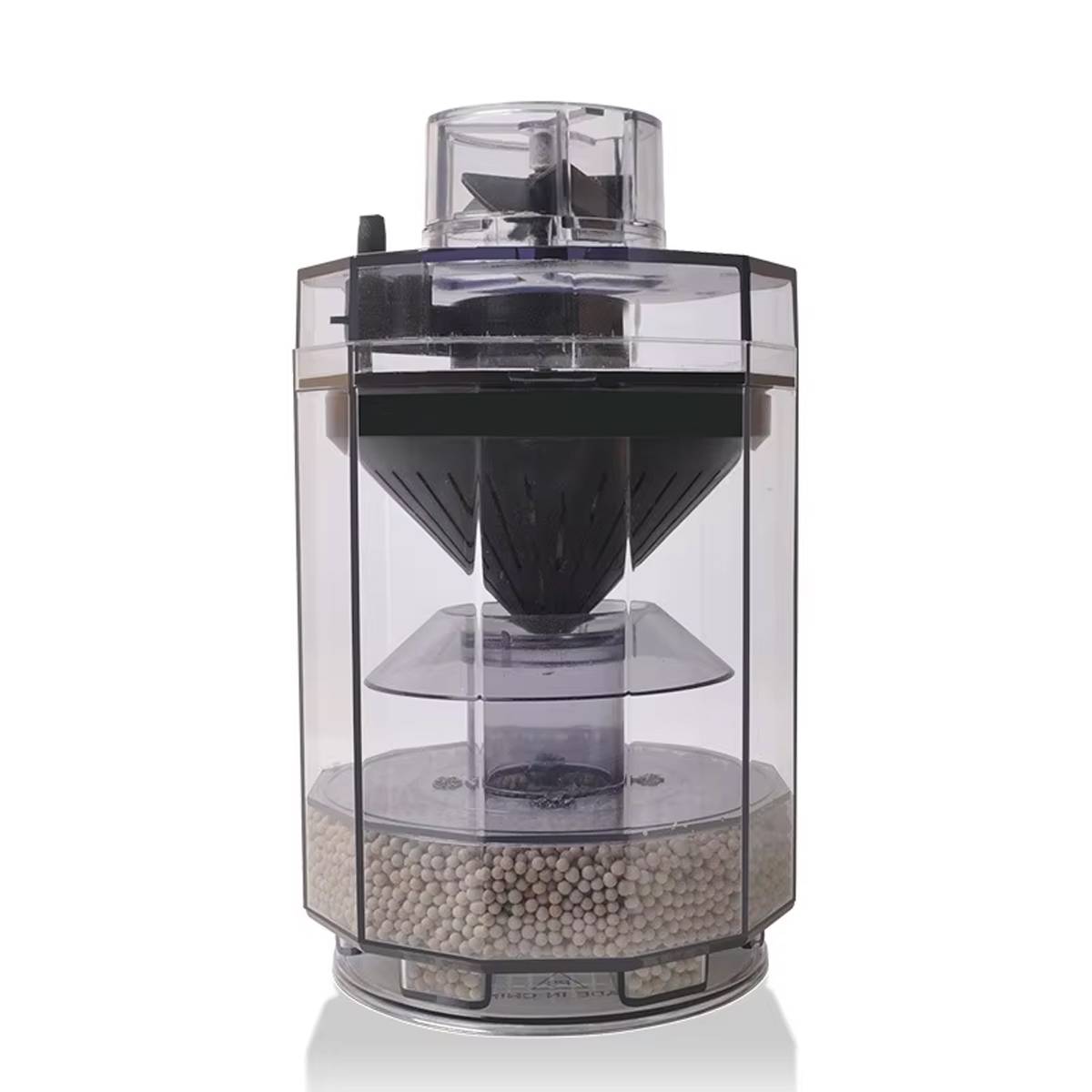Toilet-Style Aquarium Filter - Suction Oxygenating Fish Tank Filter