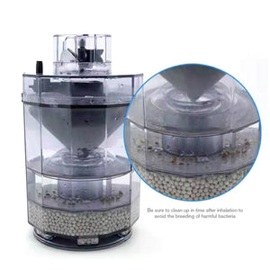 Toilet-Style Aquarium Filter - Suction Oxygenating Fish Tank Filter