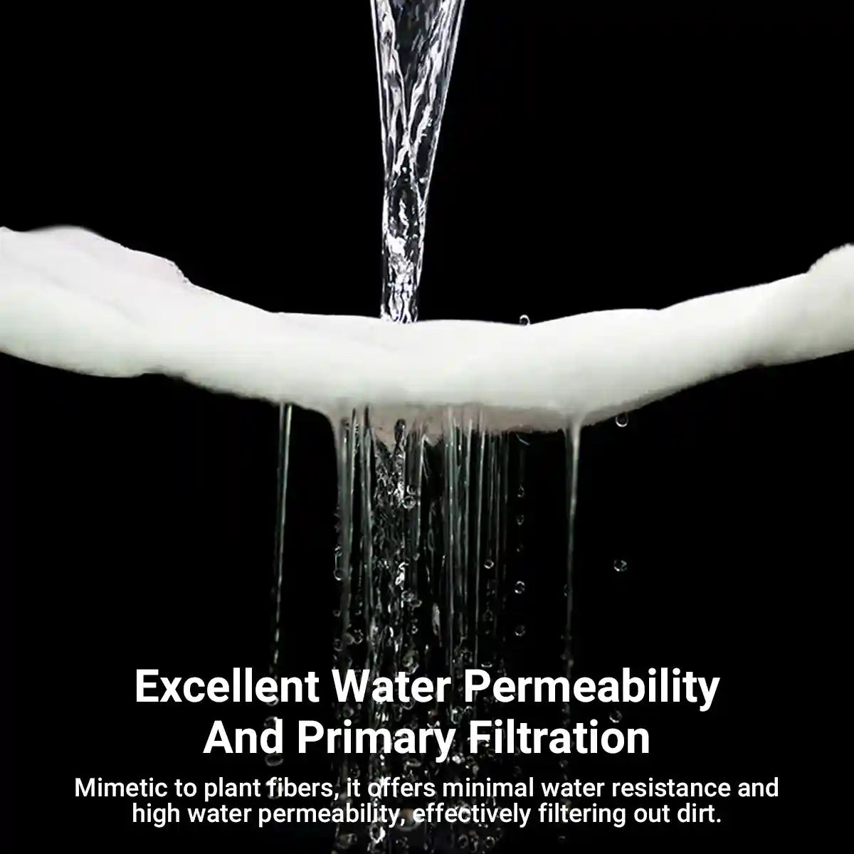 High-Density Aquarium Filter Cotton 3-Layer Reusable Filter Media Roll