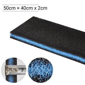 Aquarium Filter Sponge 2PCS - Biochemical Black Cotton Pad