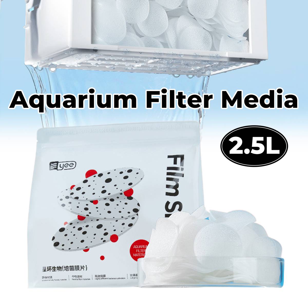 Bio Potato Chip Media - Yee Aquarium Biological Filter Pellets