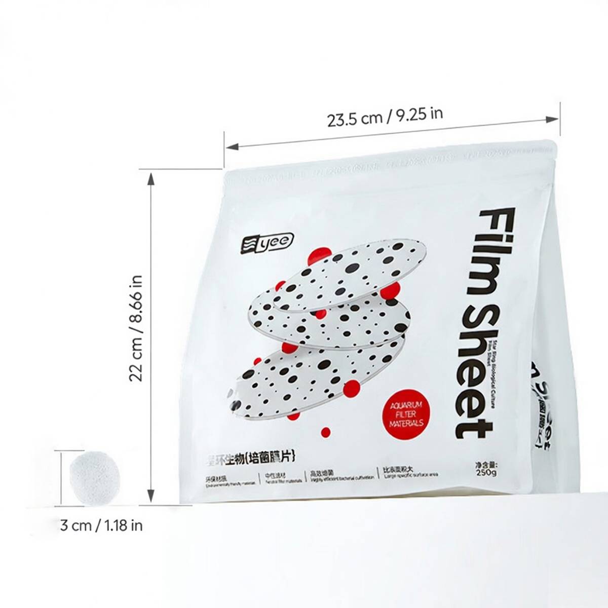 Bio Potato Chip Media - Yee Aquarium Biological Filter Pellets