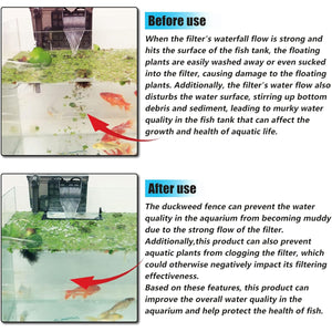 Adjustable Aquarium Floating Plant Corral Duckweed Divider Fence