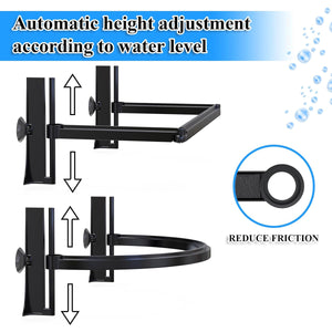 Adjustable Aquarium Floating Plant Corral Duckweed Divider Fence