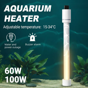 Quartz Aquarium Heating Rod - Explosion-Proof Fish Tank Heater (60W/100W)
