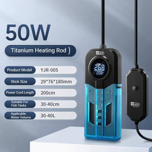 Yee Aquarium Heating Rod 50W - Constant Temperature Fish Tank Heater