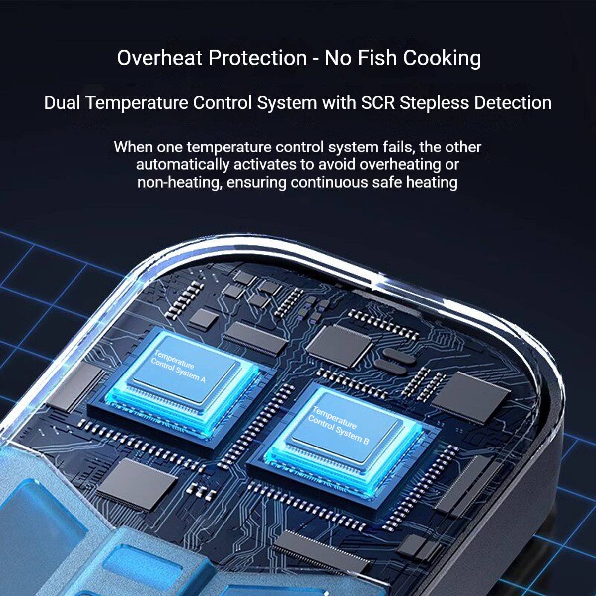 Yee Aquarium Heating Rod 50W - Constant Temperature Fish Tank Heater