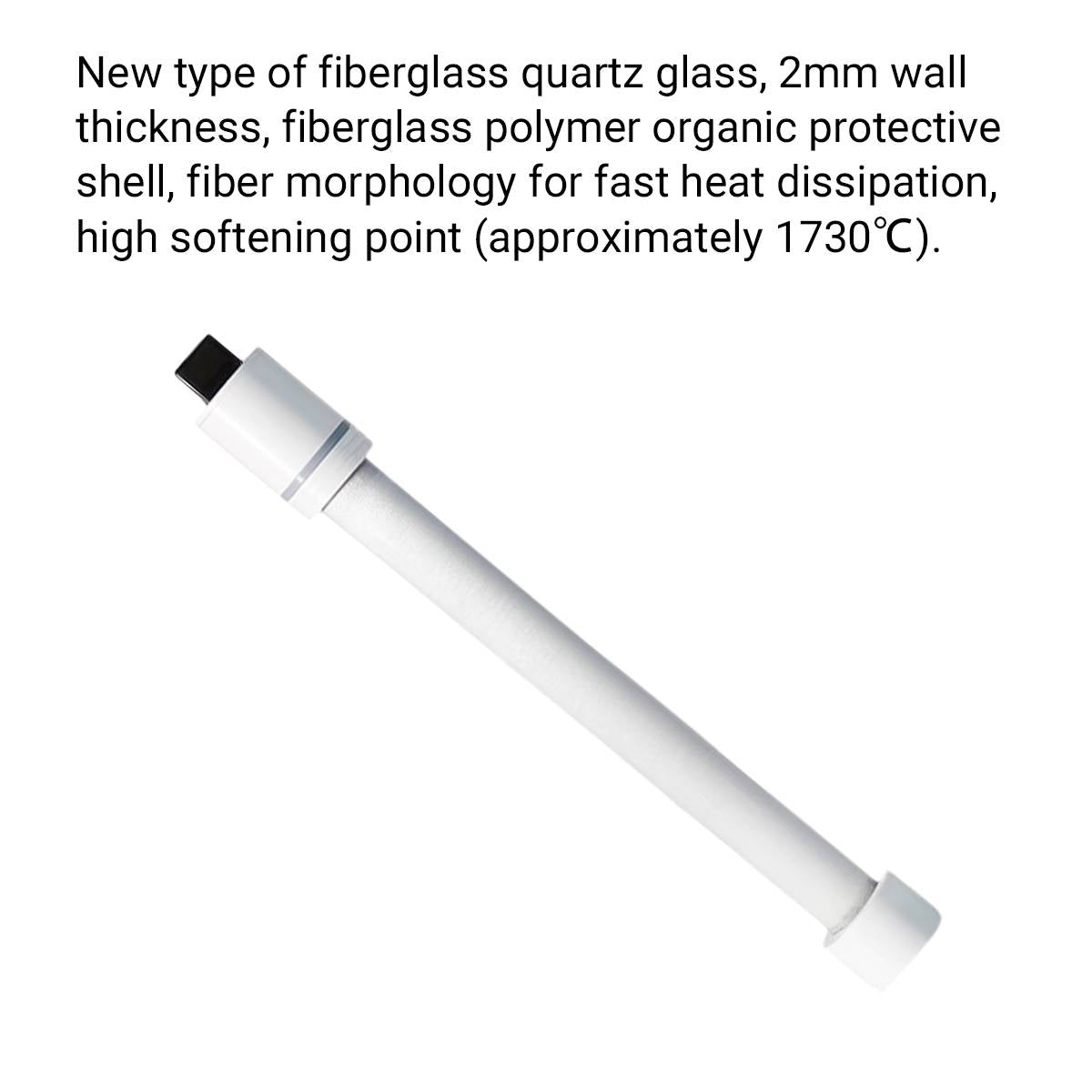 Quartz Aquarium Heating Rod - Explosion-Proof Fish Tank Heater (60W/100W)