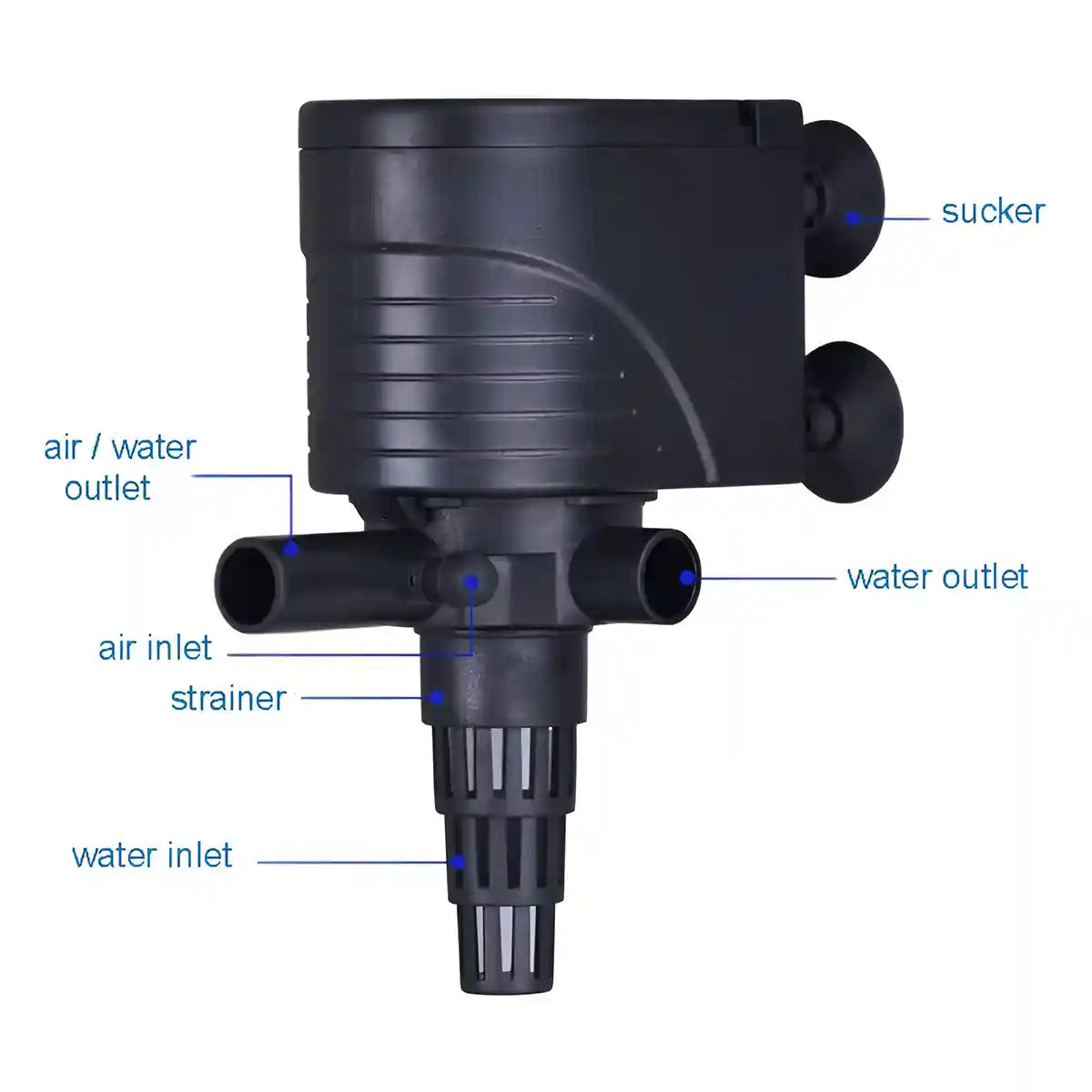 3in1 Efficient Internal Aquarium Filter 3-in-1 Filtration System