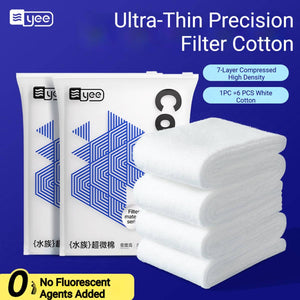 Aquarium Filter Cotton - High Density Fish Tank Filter Media (5M)