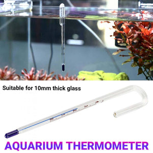 Fish Tank Thermometer - Stick-On LCD Aquarium Temperature Strip