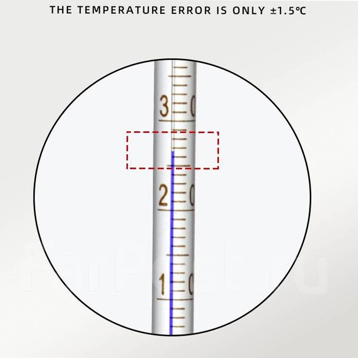 Fish Tank Thermometer - Stick-On LCD Aquarium Temperature Strip