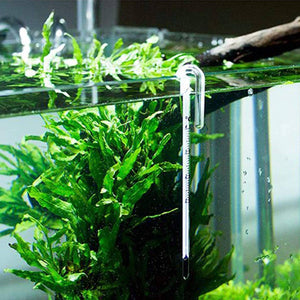 Fish Tank Thermometer - Stick-On LCD Aquarium Temperature Strip