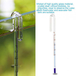 Fish Tank Thermometer - Stick-On LCD Aquarium Temperature Strip
