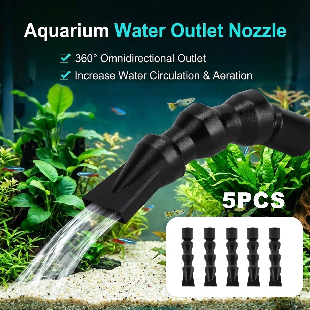 Aquarium Water Outlet Nozzle
