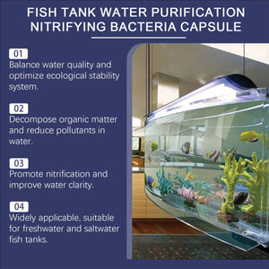 Aquarium Water Clarifier - Capsule Cleaner for Cloudy Fish Tanks