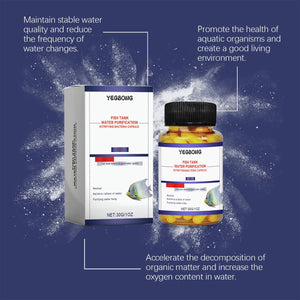 Aquarium Water Clarifier - Capsule Cleaner for Cloudy Fish Tanks