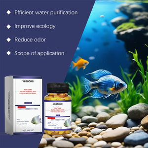 Aquarium Water Clarifier - Capsule Cleaner for Cloudy Fish Tanks