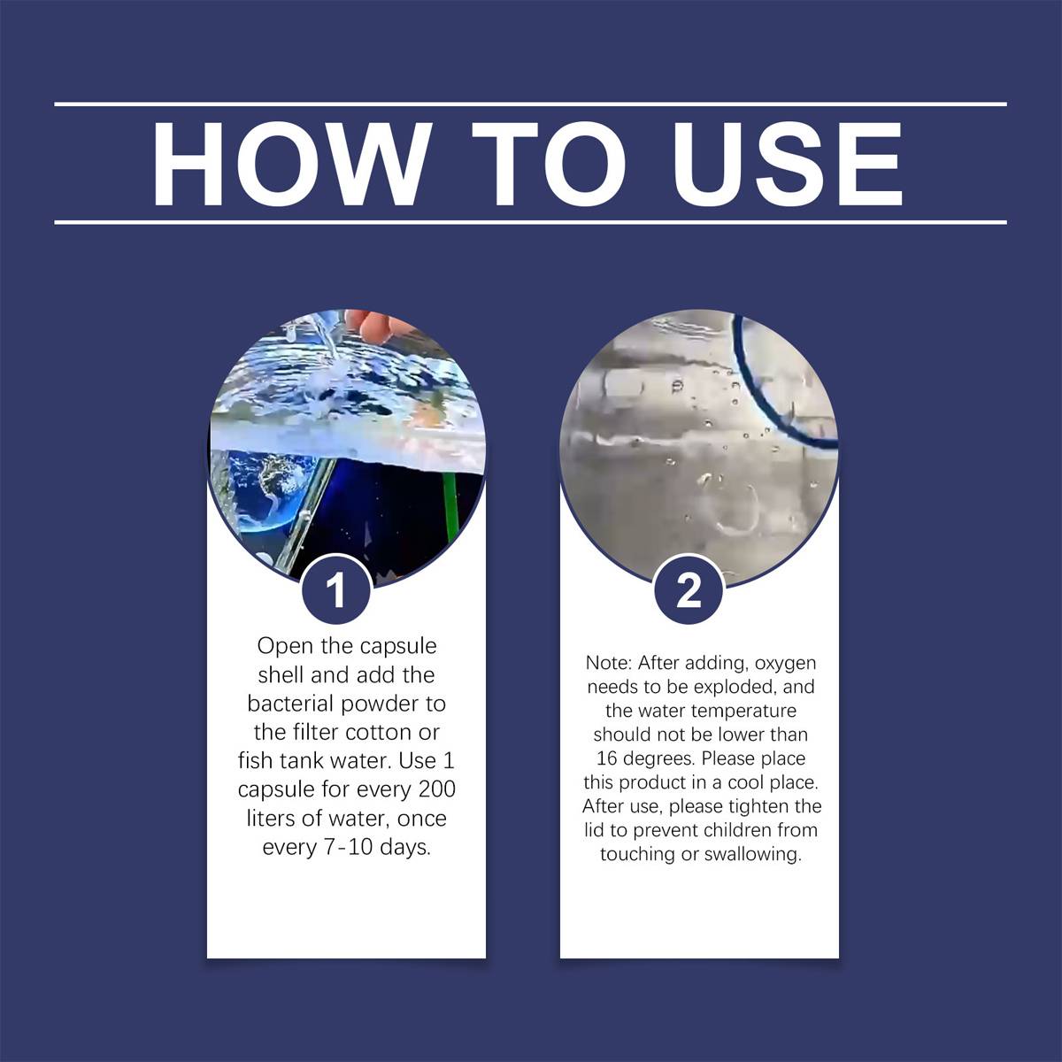 Aquarium Water Clarifier - Capsule Cleaner for Cloudy Fish Tanks