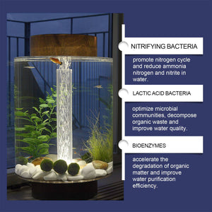 Aquarium Water Clarifier - Capsule Cleaner for Cloudy Fish Tanks