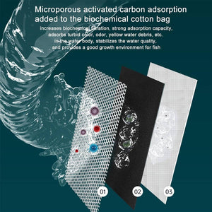 Activated Carbon Aquarium Media - Yee Water Purification (M/L)