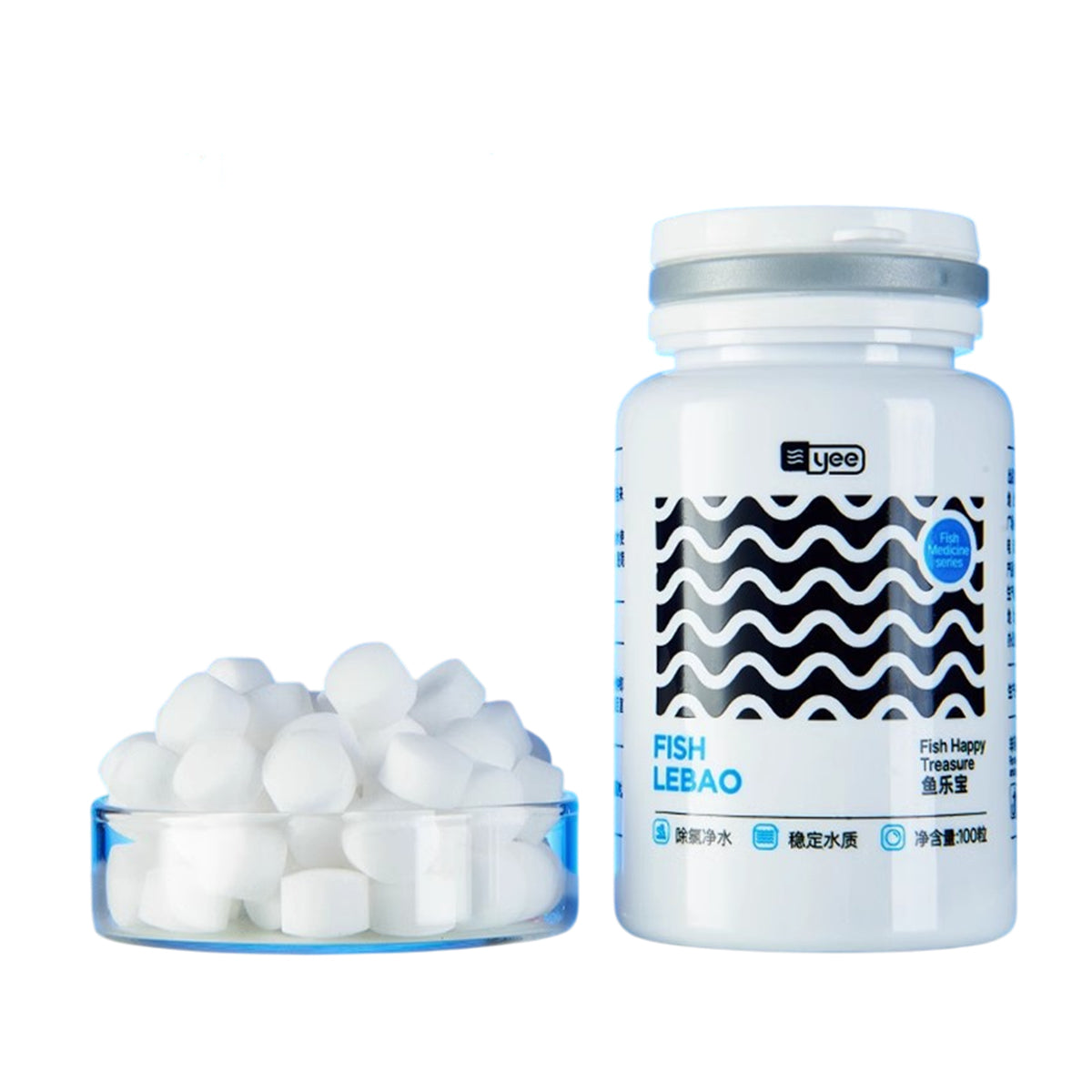 Aquarium Algae Tablets - Yee Purified Water Clarifier for Fish Tanks