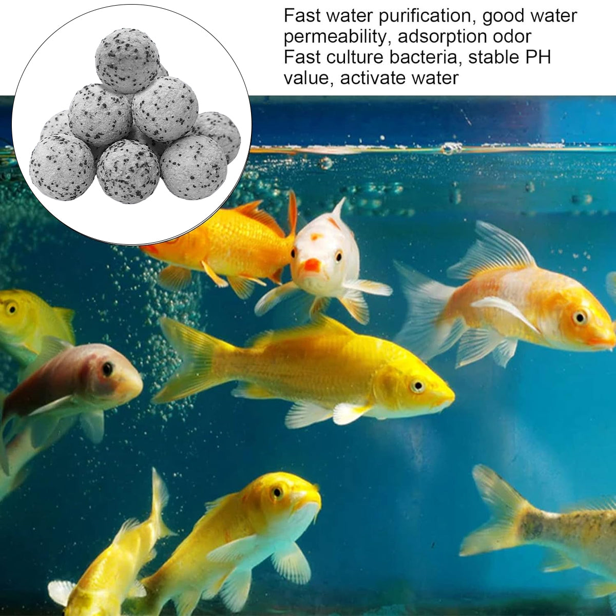 Aquarium Filter Media Quartz Balls 1000ML