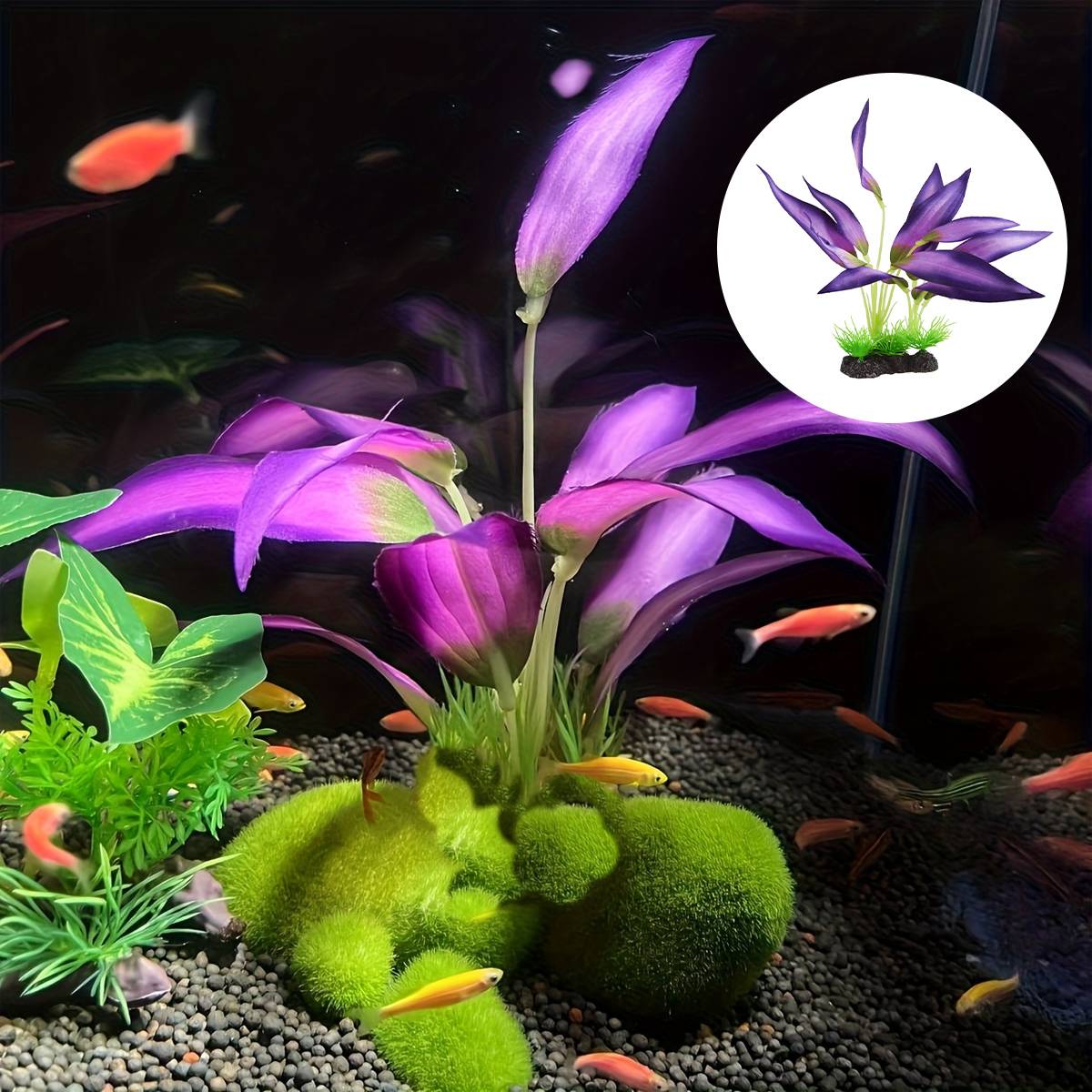 Artificial Aquatic Plants for Fish Tank | Realistic Aquarium Decoration