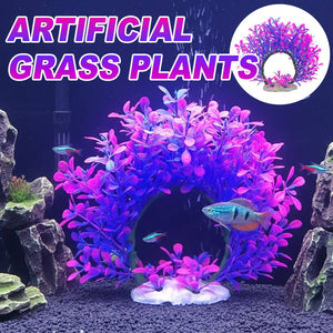 Artificial Grass Plants Aquarium Decoration