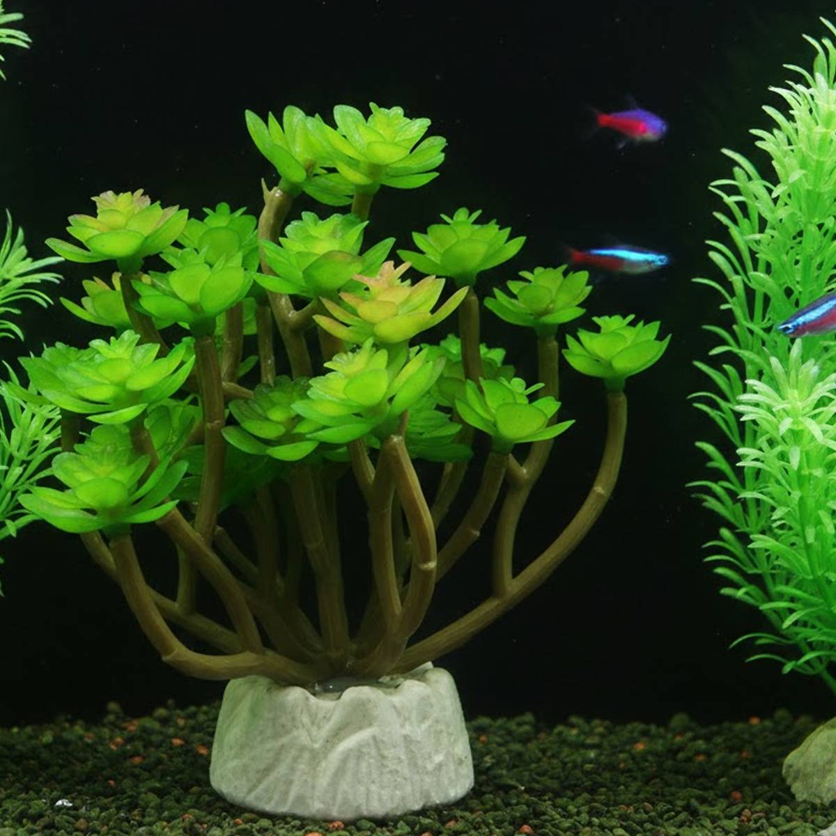 Artificial Aquarium Plant Resin Fish Tank Decor