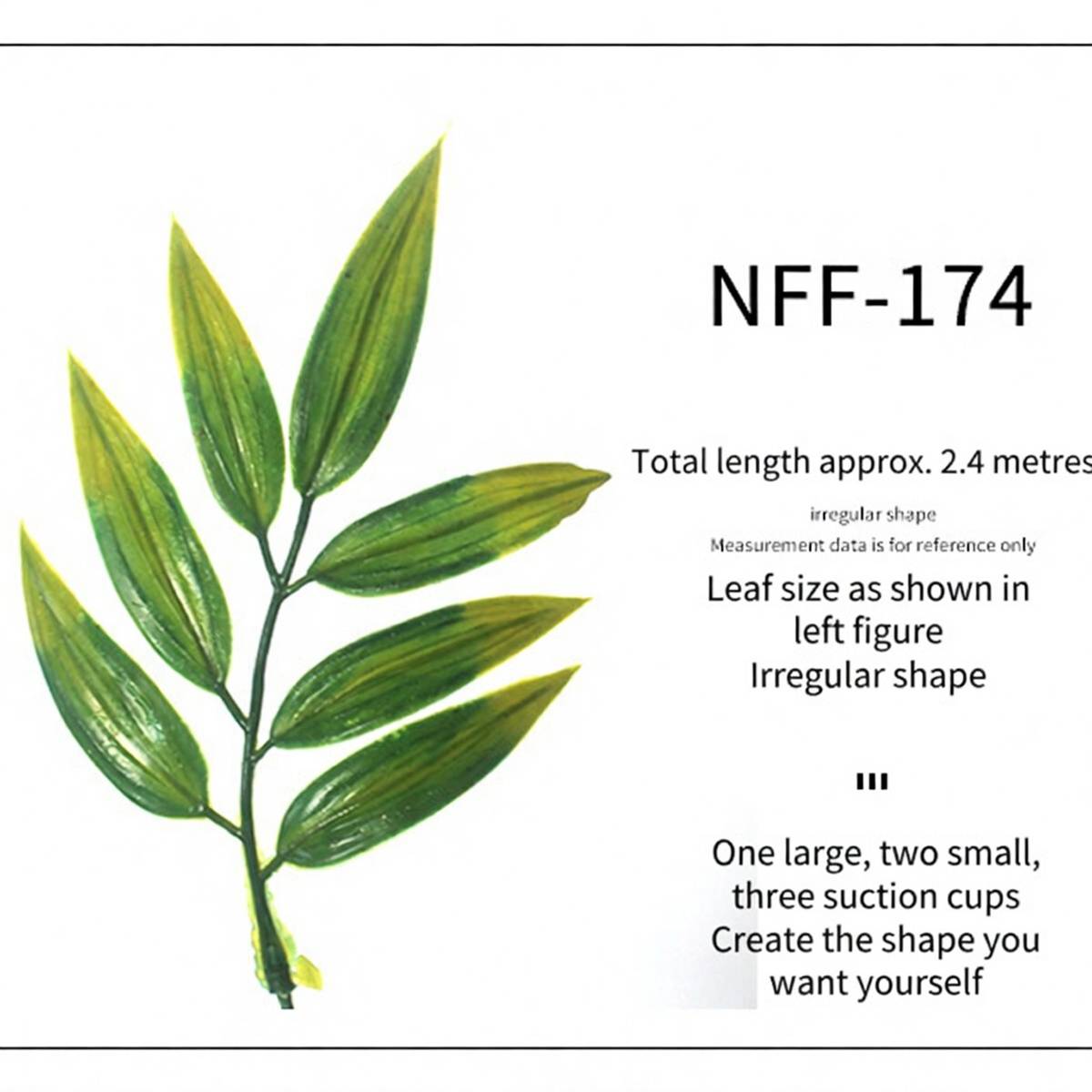 Artificial Plant Leaves for Reptile Terrarium | Realistic Vivarium Decor