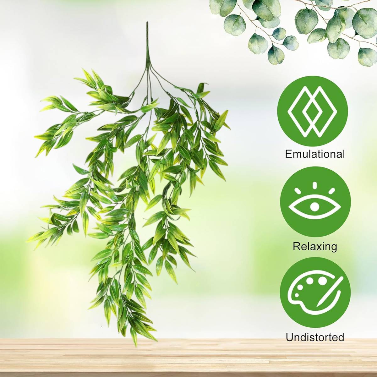 Artificial Plant Leaves for Reptile Terrarium | Realistic Vivarium Decor