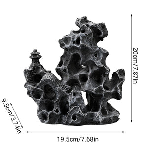 Aquarium Rock Ornament Resin Landscaping Decoration