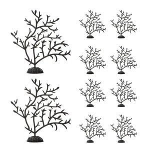 Artificial Coral Tree Aquarium Decor Set (10PCS)