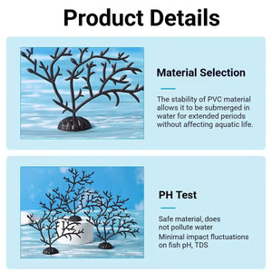 Artificial Coral Tree Aquarium Decor Set (10PCS)