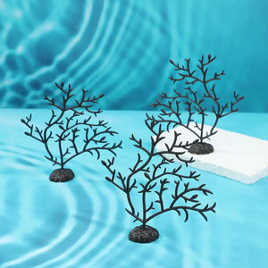Artificial Coral Tree Aquarium Decor Set (10PCS)