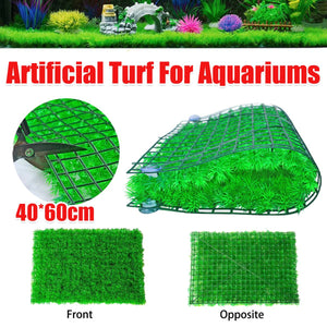 Artificial Aquarium Grass Mat 40×60cm