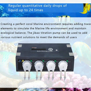 Aquarium Titration Pump DP4 - Reef Tank Dosing Pump 4-Channel