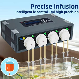 Aquarium Titration Pump DP4 - Reef Tank Dosing Pump 4-Channel