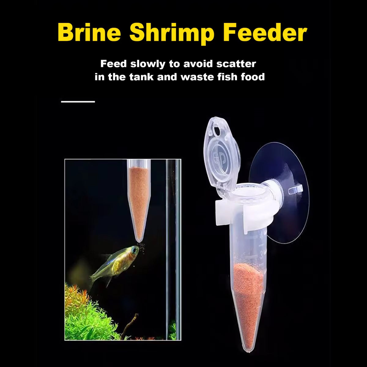 Automatic Fish Feeder With Suction Cup (10PCS)