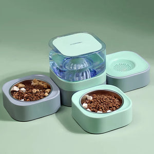 Automatic Pet Water Dispenser With Double Bowls