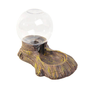 Reptile Water Dispenser Bowl Automatic Resin Drinking Dish
