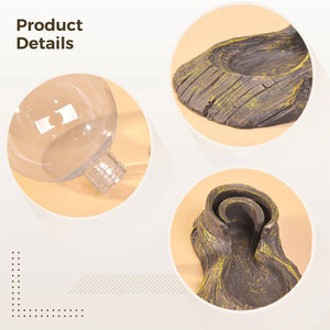 Reptile Water Dispenser Bowl Automatic Resin Drinking Dish